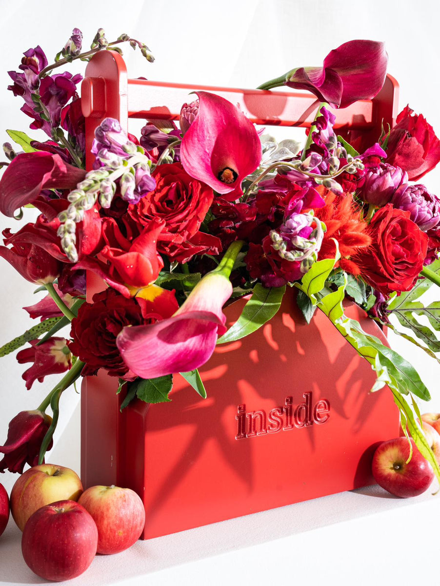 Red Box Inside Flowers and Events Buy Online Unique Flower