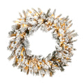 Goodwill - FLOCK PINE WREATH -  ALS 74014