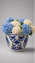 Bleu Blanc Belle Époque Vase