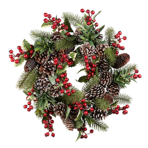 PINE/BERRY/PINEC.WREATH - AL 74153