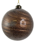 Shishi - Glass ball sugared brown glitter - 66222
