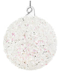 Shishi - Glass ball full iridescent tinsel - 68992