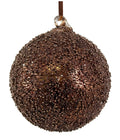 Shishi - Glass ball shiny copper beaded  - 69617