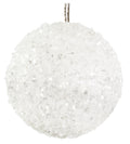 Shishi - Flakes ball frosted white 10cm - 69780