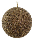 Shishi - Bead glitter ball brown 12cm - 69840