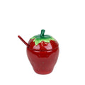 STRAWBERRY JAR W/SPOON - DE 30114