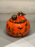 Orange Pumpkin Pot