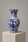 Bleu Blanc Provence Vase