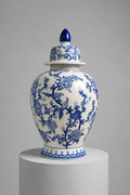 Bleu Blanc Château Vase