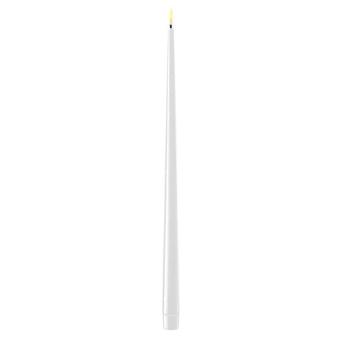 White LED Shiny Dinner Candle - K0002
