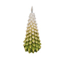 Christmas Tree White/Light Green - 16 cm - Xmas-0015