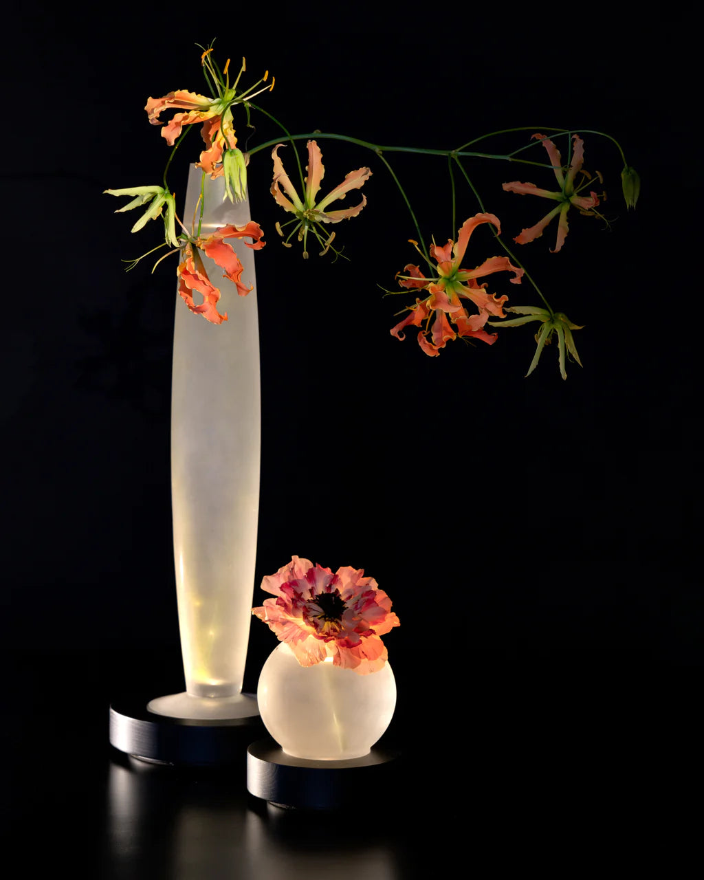 Serax Vase/table lamp black white Lara