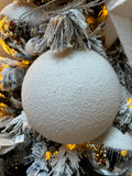 White Snowy Ball - L