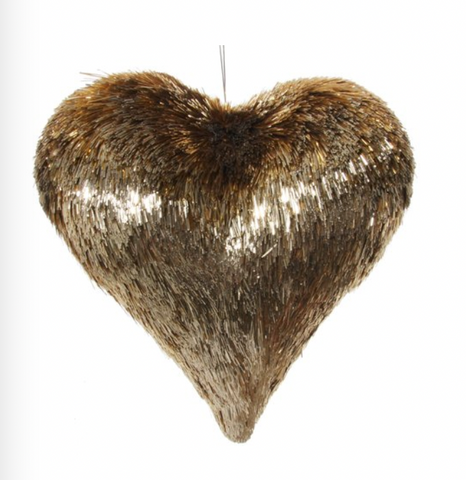 Tinsel heart gold - 57206