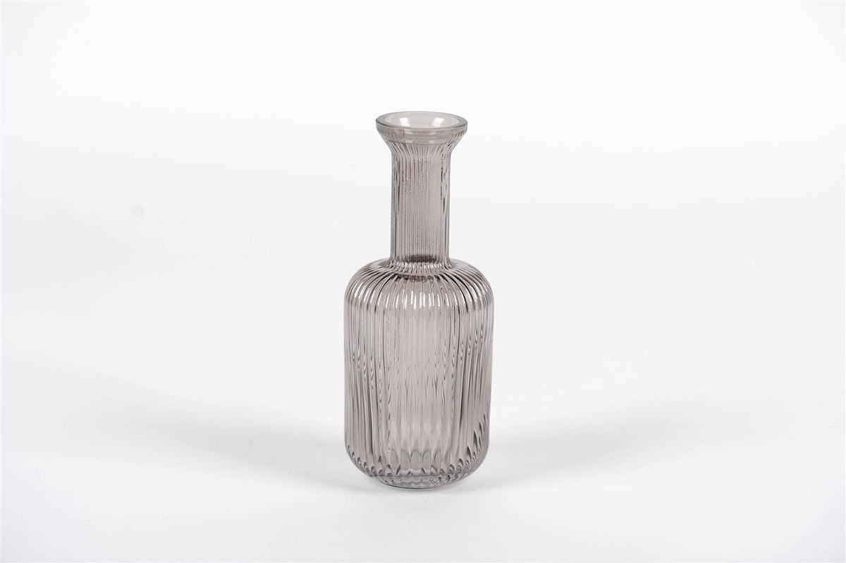 Rastelli - Botelo linjo grey - bottle shaped glass vase (71103)