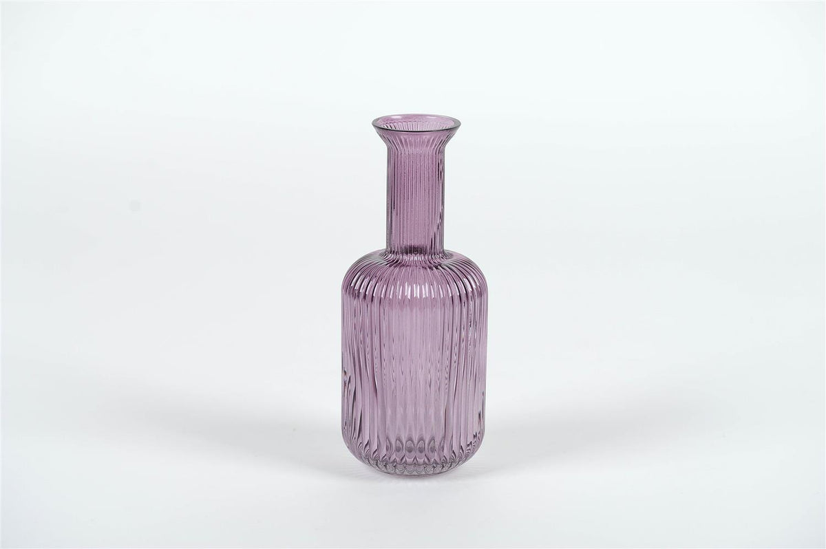 Rastelli - Botelo linjo purple - bottle shaped glass vase (71105)