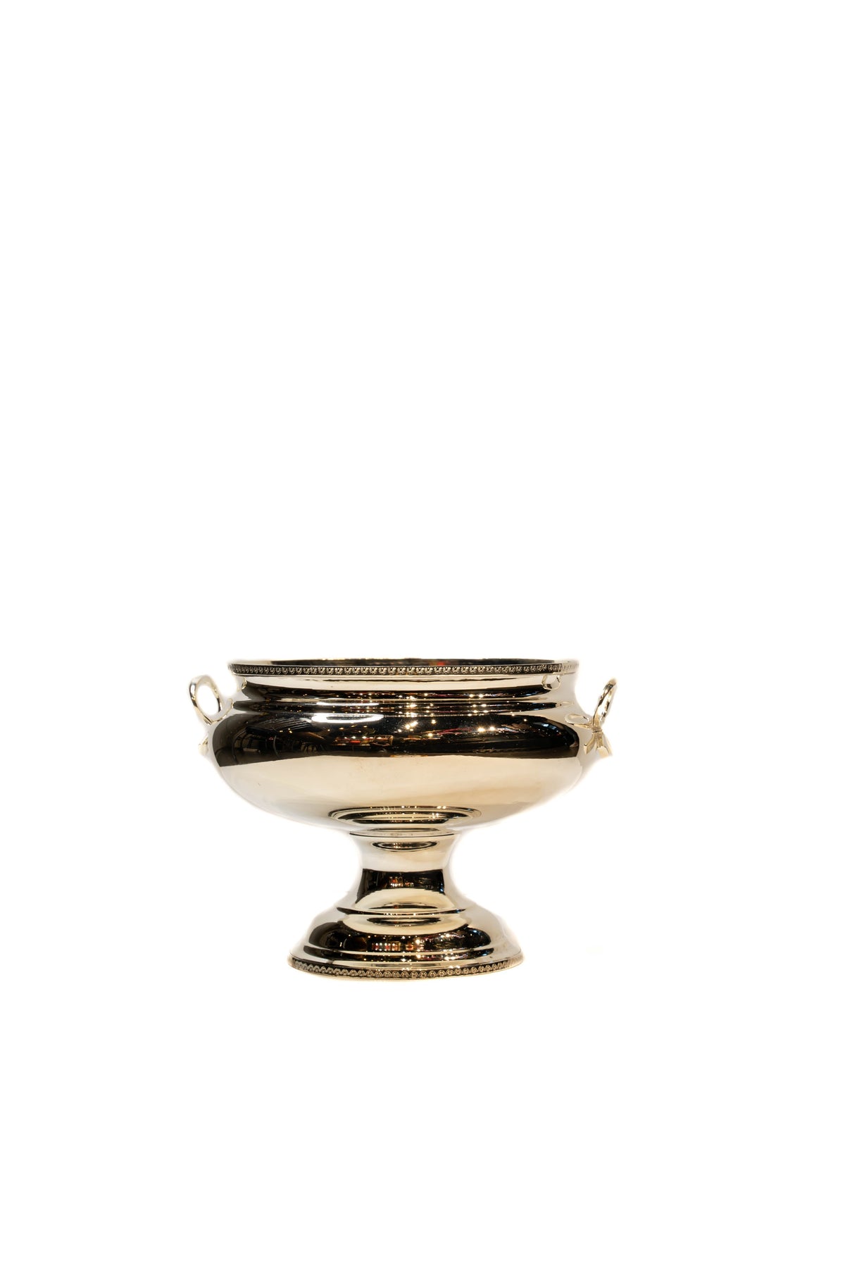 Silver Ornate Bowl - L