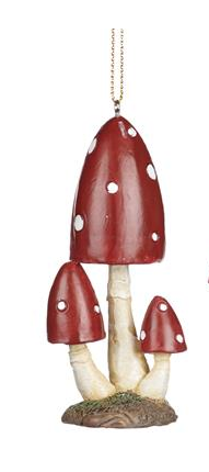 3 DOTTED MUSHROOMS