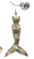 MERMAID BUST - GREEN. - B 94363