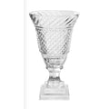 Shishi - GLASS URN DIAMOND CUT CLEAR (54989)